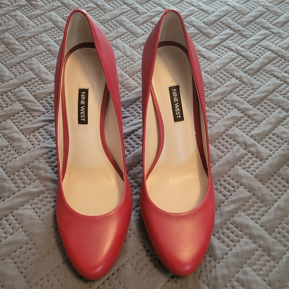 Nine West Women's Red Heels